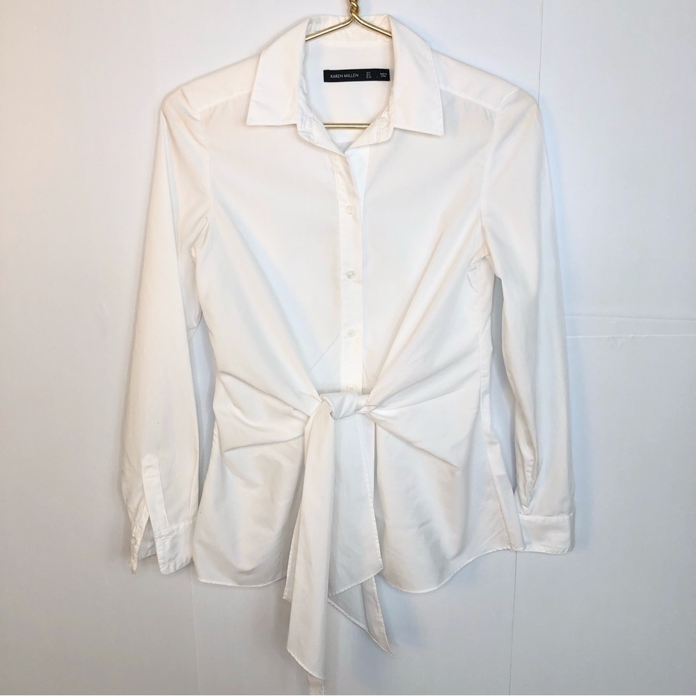 Karen Millen White Button Down Shirt